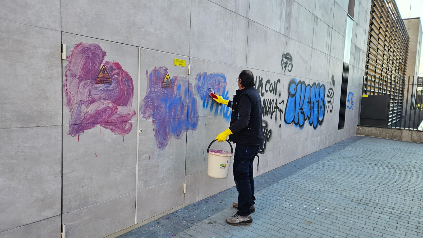 limpieza de graffitis
